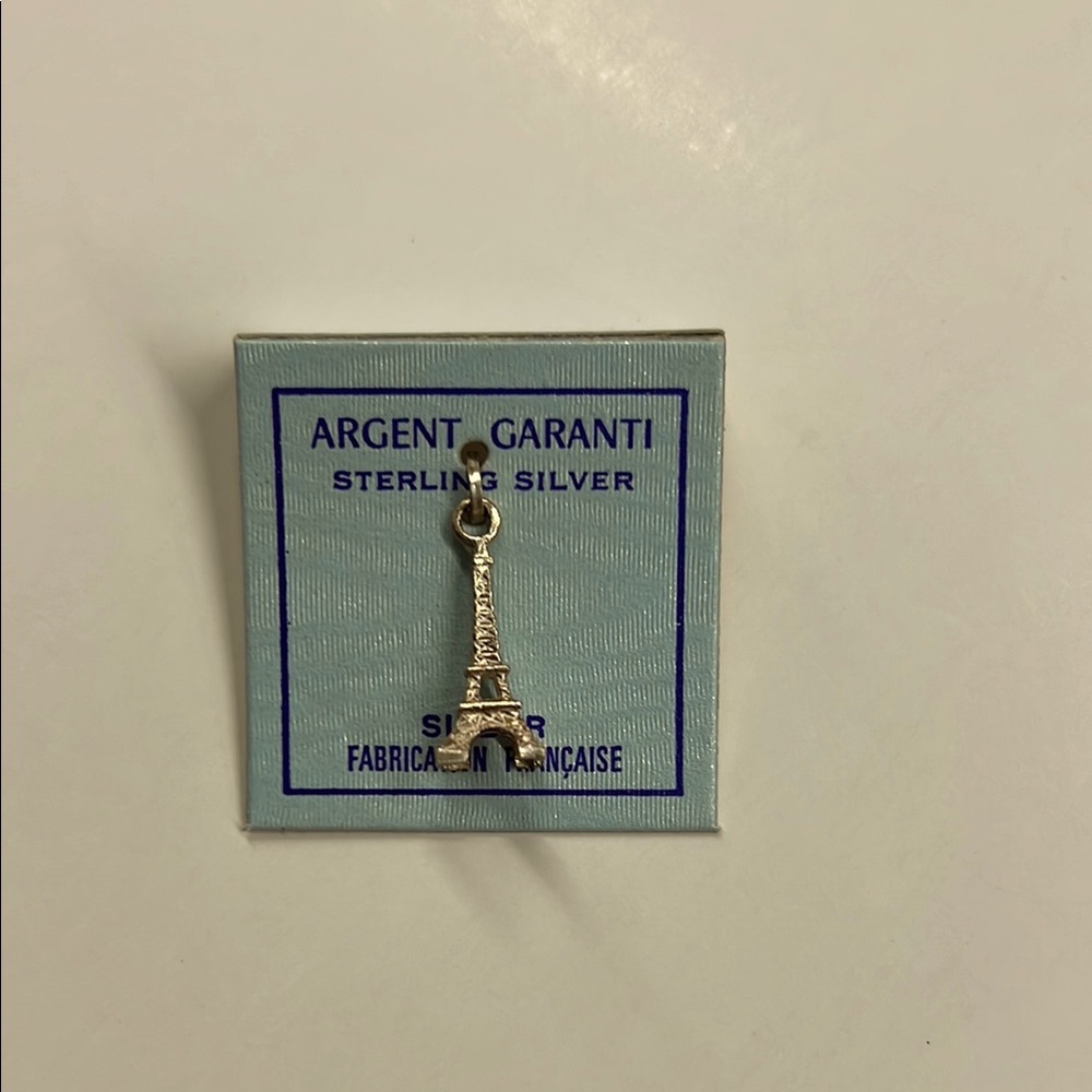 Sterling Silver Eiffel Tower Pendent/Charm